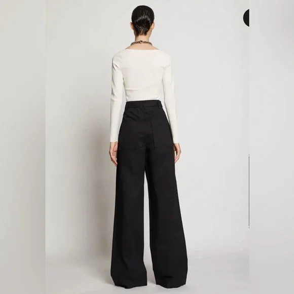 PROENZA SCHOULER***White Knit Scoop Neck Top**Small $350 - Picture 8 of 10